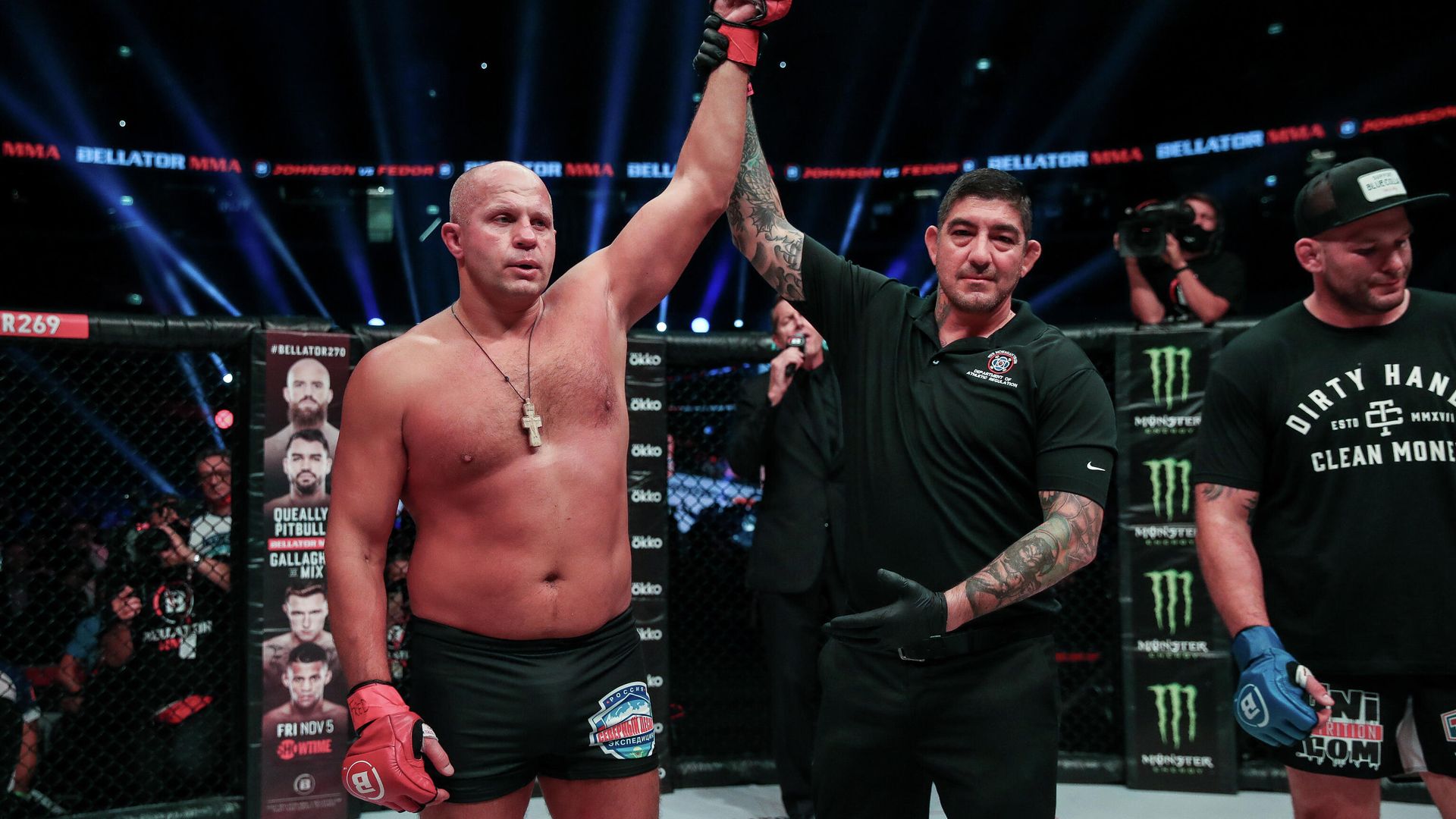 Федор Емельяненко против Тимоти Джонсона на Bellator 269 - РИА Новости, 1920, 24.10.2021