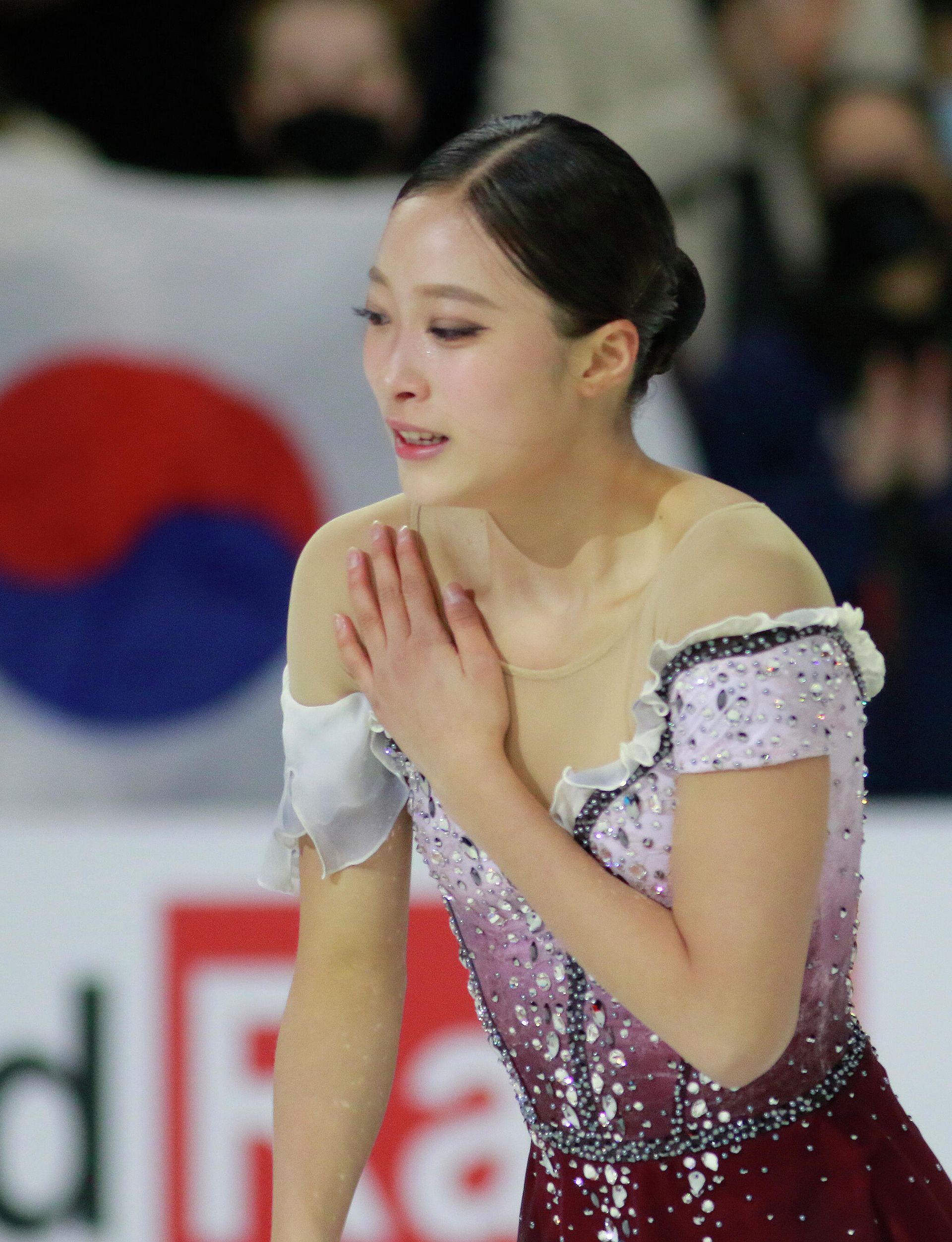 Фигуристка Ю Ен на соревнованиях по фигурному катанию Skate America 2021 Фигуристка Ю Ен на соревнованиях по фигурному катанию Skate America 2021 - РИА Новости, 1920, 25.10.2021