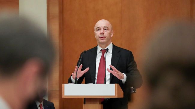 Министр финансов РФ Антон Силуанов на заседании фракции партии Единая Россия в Государственной думе