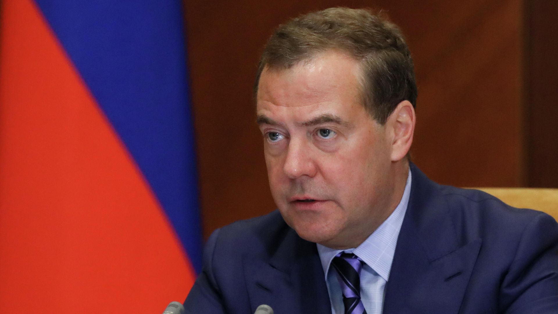 Заместитель председателя Совета безопасности РФ Дмитрий Медведев проводит в режиме видеоконференции заседание президиума Совета при президенте РФ по науке и образованию Заместитель председателя Совета безопасности РФ Дмитрий Медведев проводит в режиме видеоконференции заседание президиума Совета при президенте РФ по науке и образованию - РИА Новости, 1920, 01.11.2021