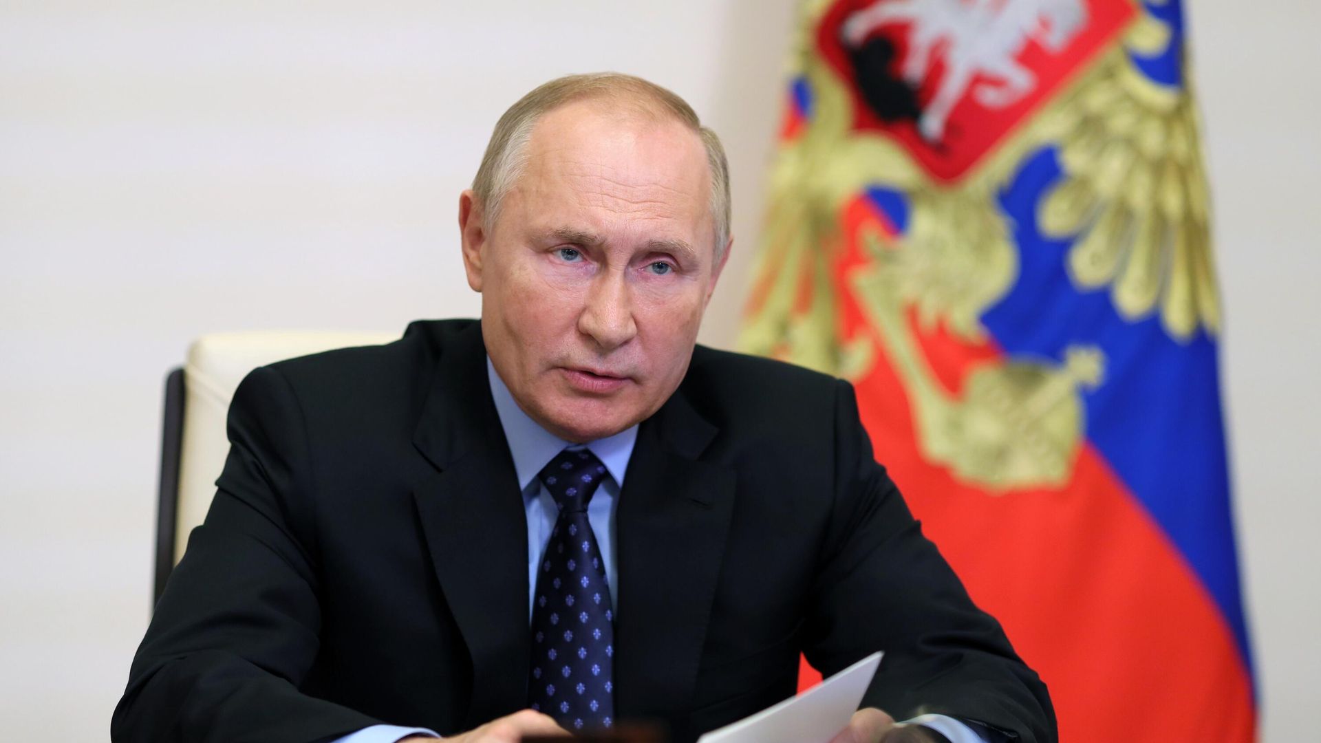 Президент РФ Владимир Путин провел совещание по вопросам освоения ресурсного потенциала полуострова Ямал Президент РФ Владимир Путин провел совещание по вопросам освоения ресурсного потенциала полуострова Ямал - РИА Новости, 1920, 27.10.2021