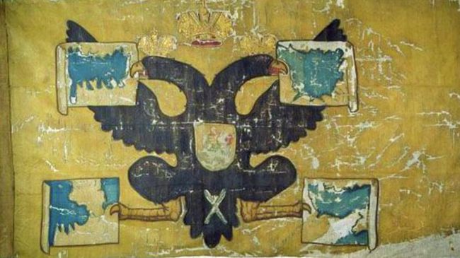 Морской штандарт Петра I, 1703 года