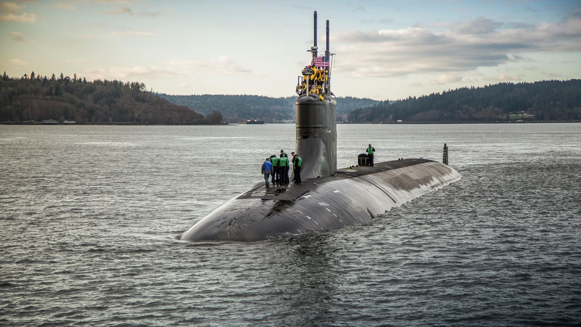 Атомная подводная лодка ВМС США USS Connecticut Атомная подводная лодка ВМС США USS Connecticut - РИА Новости, 1920, 02.11.2021