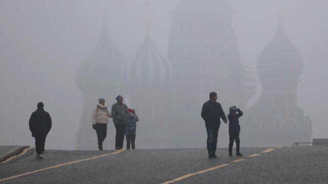 Туман в Москве
