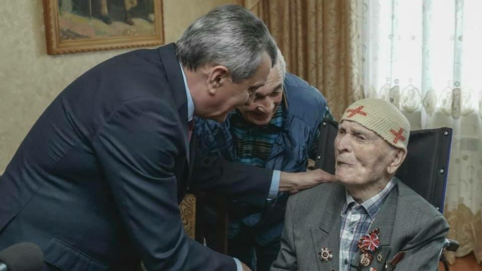 Ветеран Великой Отечественной войны Тимофей Марзоев Ветеран Великой Отечественной войны Тимофей Марзоев - РИА Новости, 1920, 02.11.2021