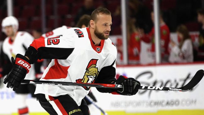 CHICAGO, IL - FEBRUARY 21: Marian Gaborik #12 of the Ottawa Senators participates in warm-ups before a game against the Chicago Blackhawks at the United Center on February 21, 2018 in Chicago, Illinois. Jonathan Daniel/Getty Images/AFP (Photo by JONATHAN DANIEL / GETTY IMAGES NORTH AMERICA / Getty Images via AFP) CHICAGO, IL - FEBRUARY 21: Marian Gaborik #12 of the Ottawa Senators participates in warm-ups before a game against the Chicago Blackhawks at the United Center on February 21, 2018 in Chicago, Illinois. Jonathan Daniel/Getty Images/AFP (Photo by JONATHAN DANIEL / GETTY IMAGES NORTH AMERICA / Getty Images via AFP)