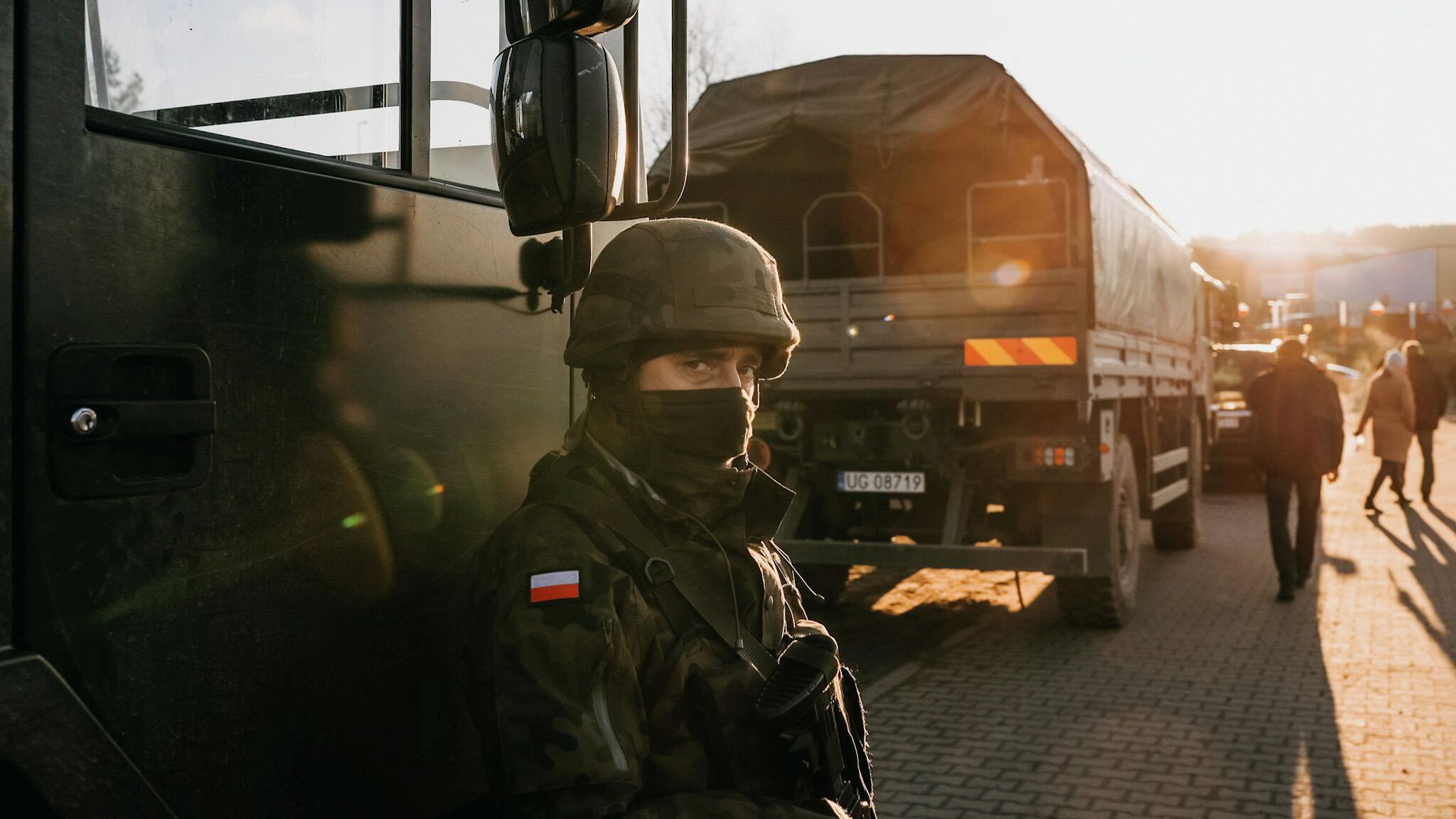 Польский военнослужащий в районе польско-белорусской границы Польский военнослужащий в районе польско-белорусской границы - РИА Новости, 1920, 10.11.2021