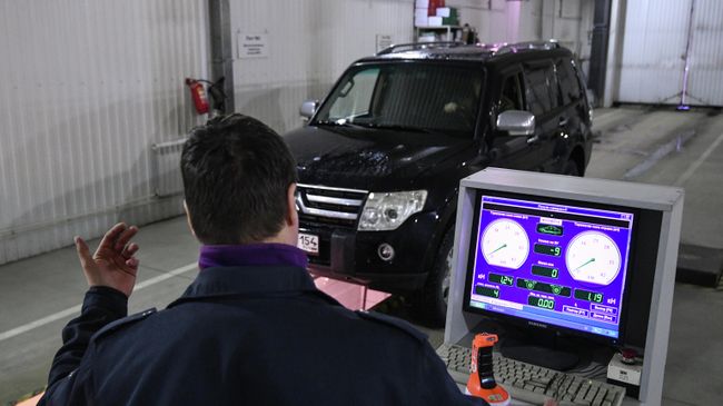 Технический осмотр автомобиля