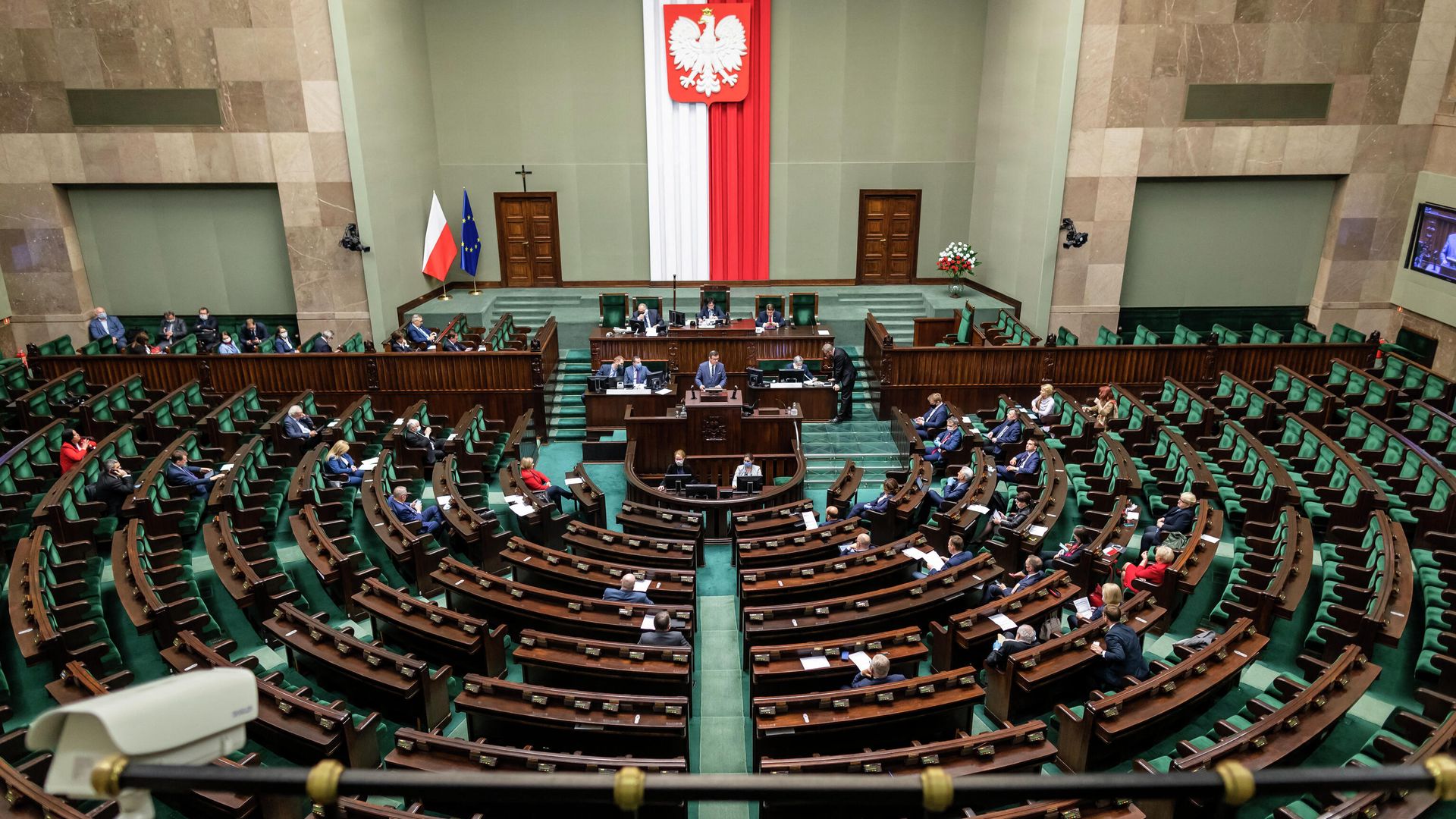 Депутаты на заседании нижней палаты парламента в Варшаве, Польша Депутаты на заседании нижней палаты парламента в Варшаве, Польша - РИА Новости, 1920, 10.11.2021