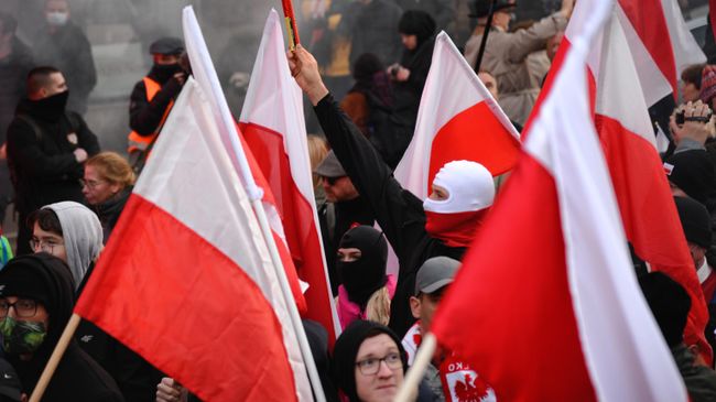 Марш националистов в Варшаве