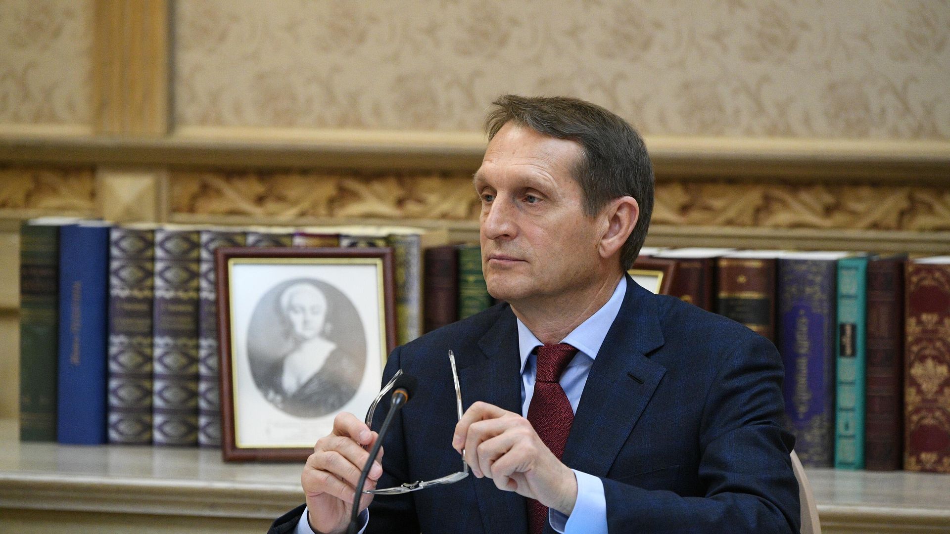 Директор Службы внешней разведки РФ Сергей Нарышкин Директор Службы внешней разведки РФ Сергей Нарышкин - РИА Новости, 1920, 05.10.2024