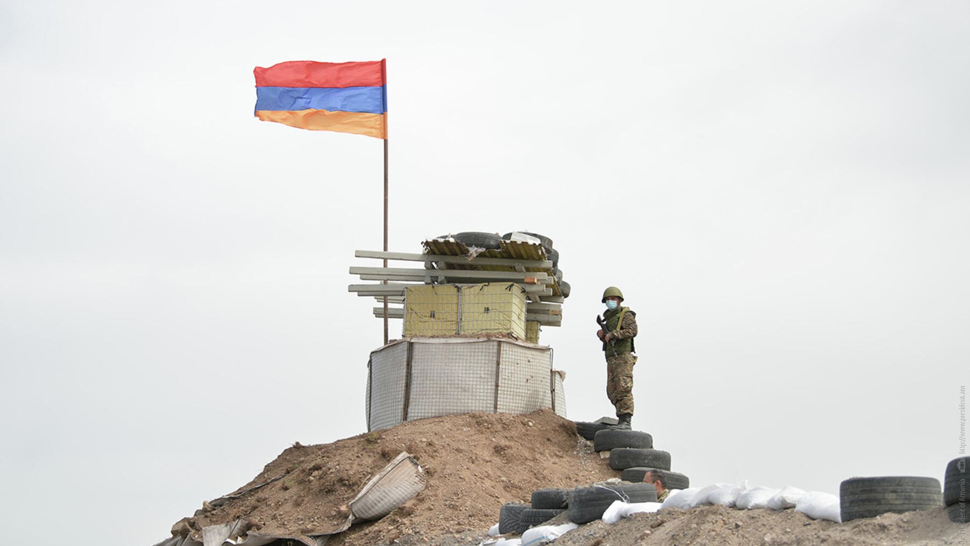 Армянские военнослужащие на границе с Азербайджаном Армянские военнослужащие на границе с Азербайджаном - РИА Новости, 1920, 28.11.2022