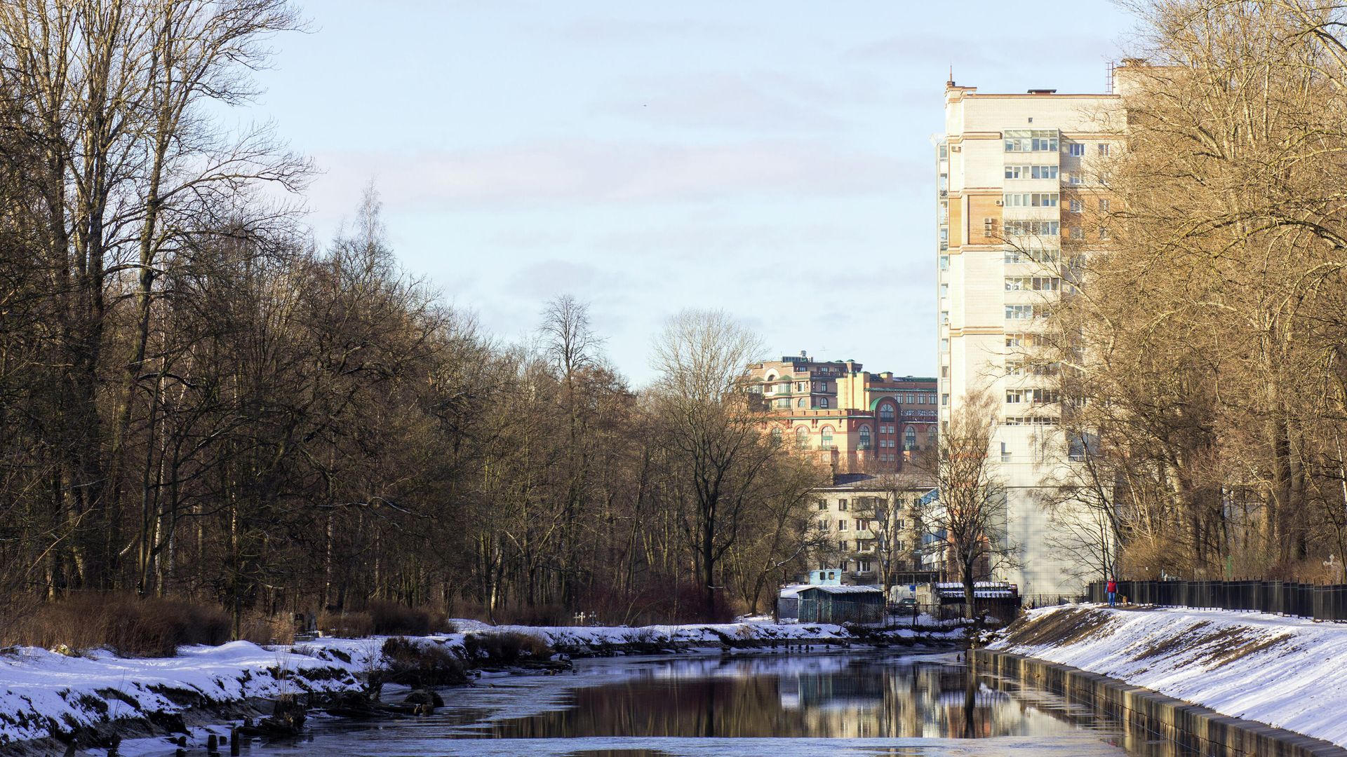 Река Смоленка в Санкт-Петербурге Река Смоленка в Санкт-Петербурге - РИА Новости, 1920, 16.11.2021