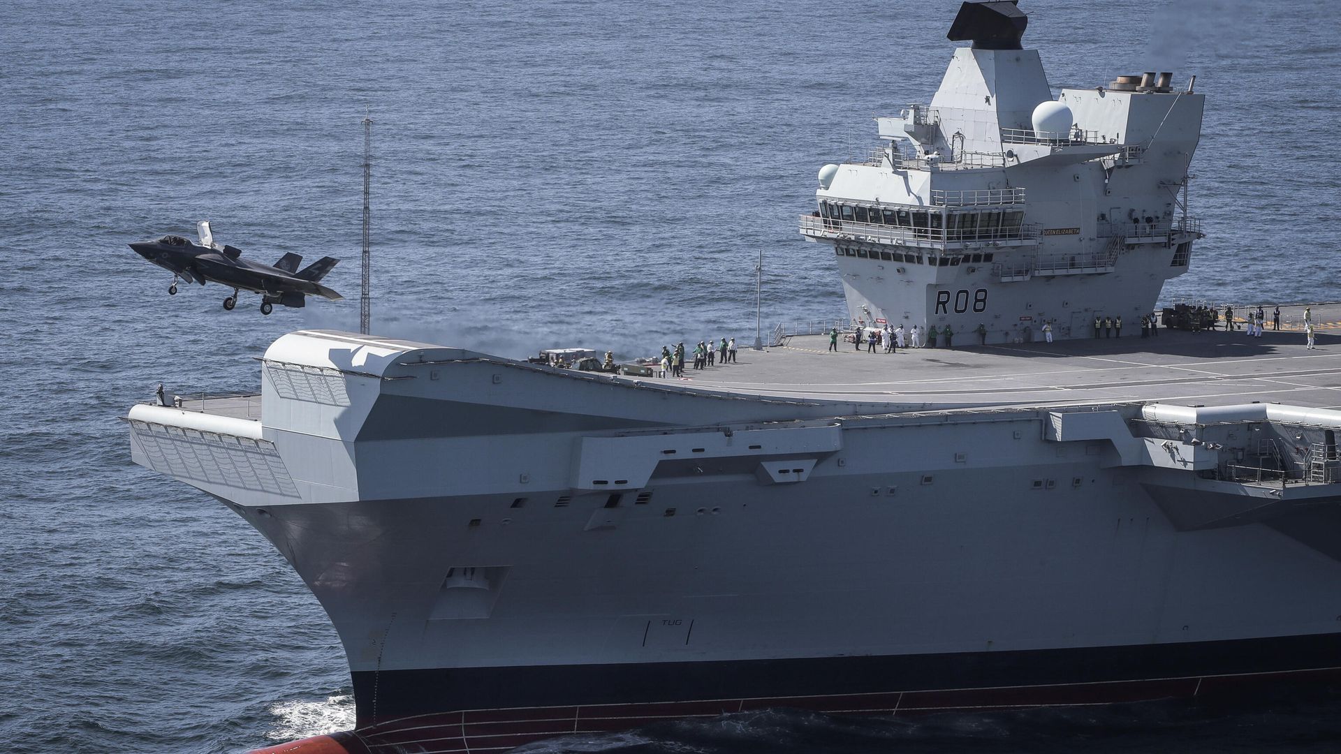Авианосец HMS Queen Elizabeth Авианосец HMS Queen Elizabeth - РИА Новости, 1920, 16.11.2024