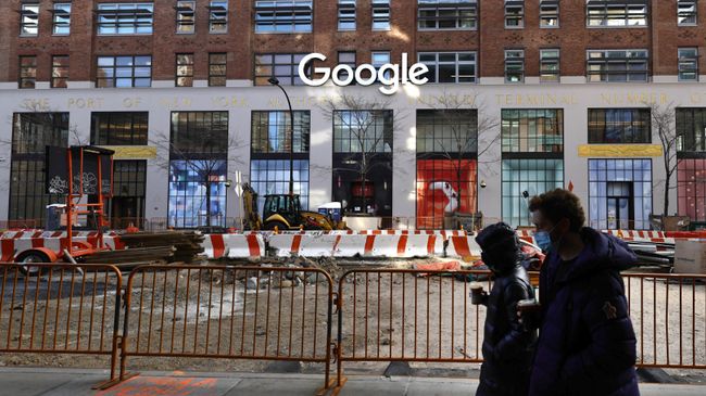 Штаб-квартира компании Google в Нью-Йорке, США