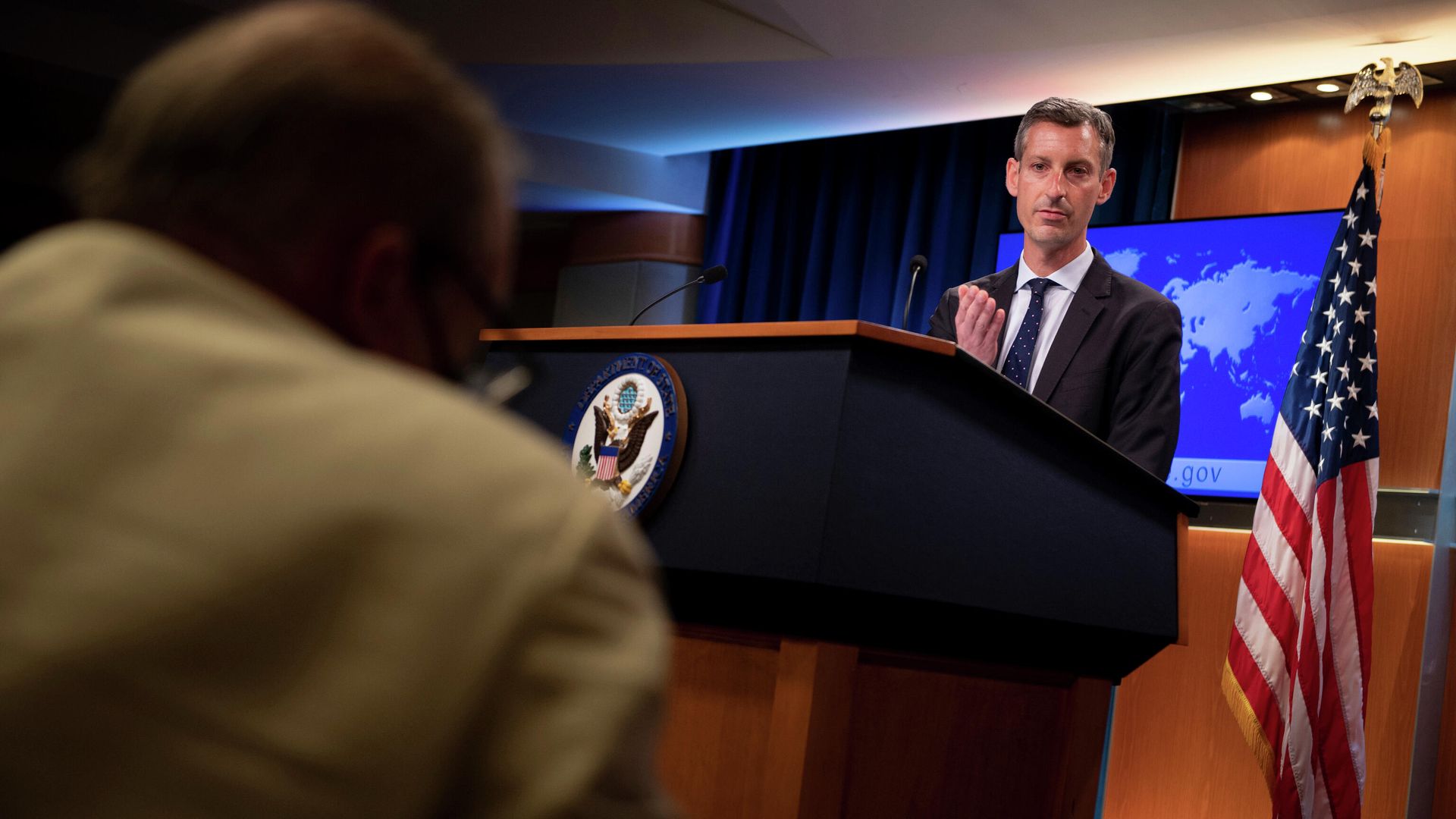 Представитель Госдепартамента США Нед Прайс Представитель Госдепартамента США Нед Прайс - РИА Новости, 1920, 12.01.2022