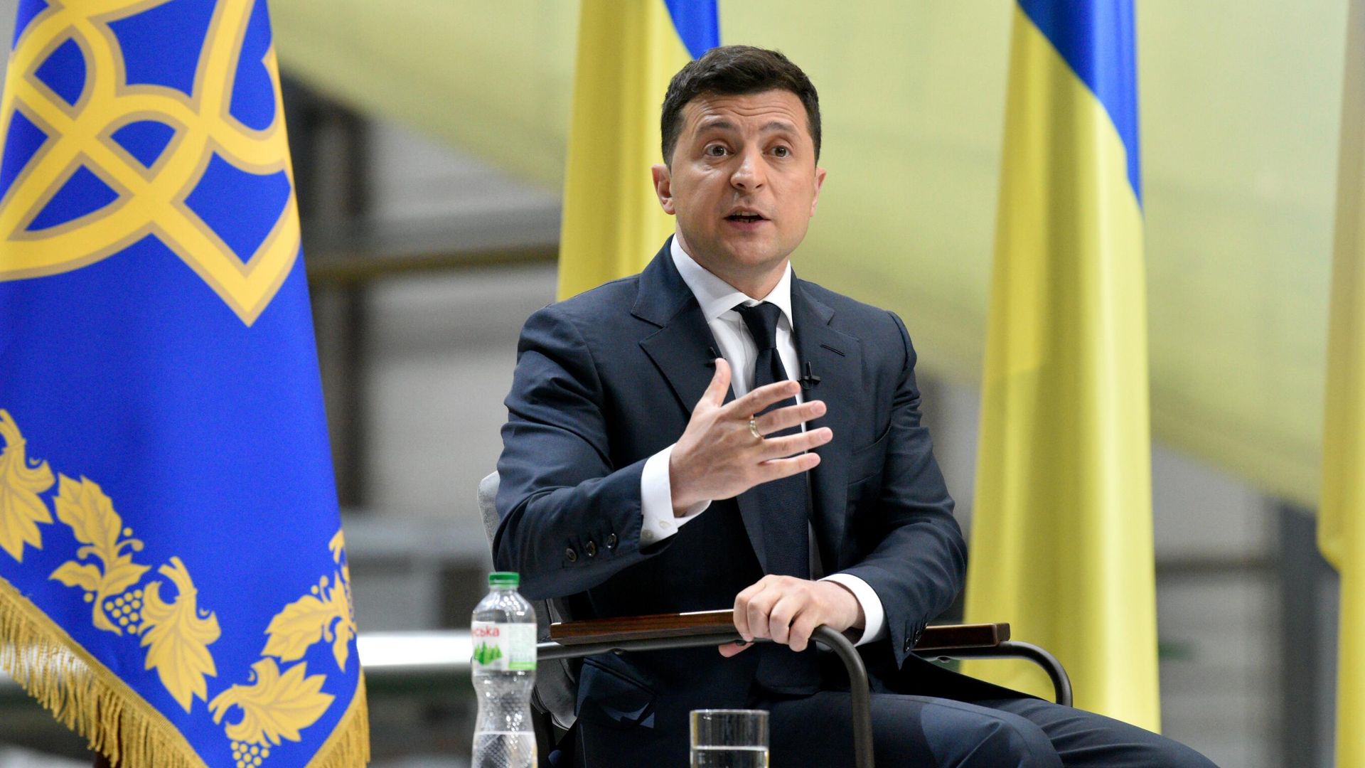 Президент Украины Владимир Зеленский Президент Украины Владимир Зеленский - РИА Новости, 1920, 26.11.2021