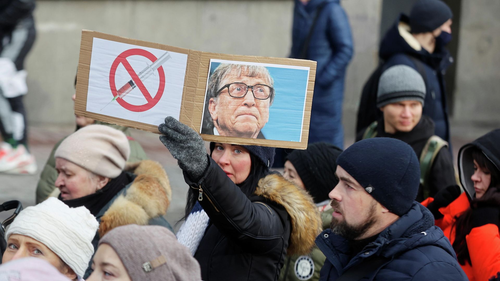 Акция протеста против вакцинации от коронавируса Акция протеста против вакцинации от коронавируса - РИА Новости, 1920, 27.11.2021