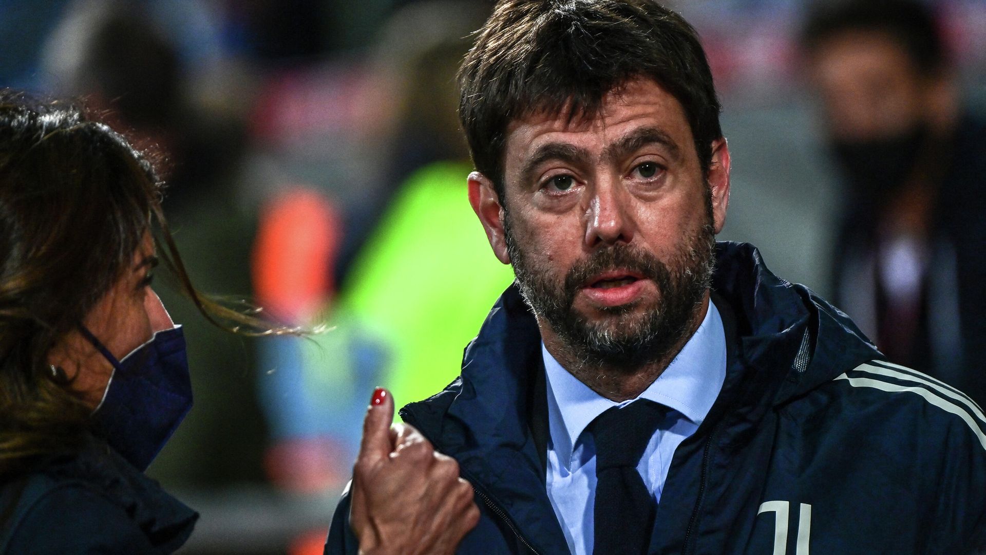 Juventus FC President Andrea Agnelli reacts during the final of the Italian Cup (Coppa Italia) football match Atalanta vs Juventus on May 19, 2021 at the Citta del Tricolore stadium in Reggio Emilia. (Photo by MIGUEL MEDINA / AFP) Juventus FC President Andrea Agnelli reacts during the final of the Italian Cup (Coppa Italia) football match Atalanta vs Juventus on May 19, 2021 at the Citta del Tricolore stadium in Reggio Emilia. (Photo by MIGUEL MEDINA / AFP) - РИА Новости, 1920, 28.11.2021