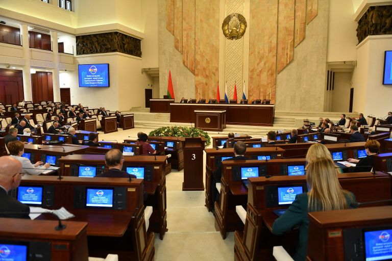Первое заседание 61-й сессии Парламентского Собрания в Минске