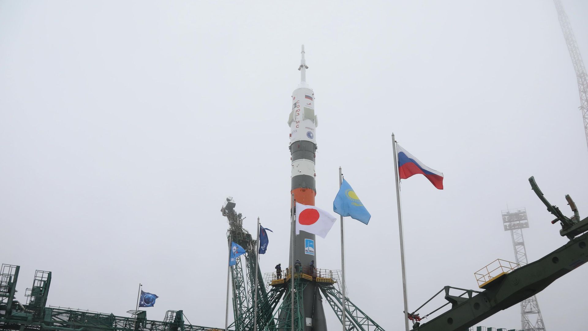 Ракета-носитель Союз-2.1а с пилотируемым кораблем Союз МС-20 на стартовой площадке космодрома Байконур Ракета-носитель Союз-2.1а с пилотируемым кораблем Союз МС-20 на стартовой площадке космодрома Байконур - РИА Новости, 1920, 06.12.2021