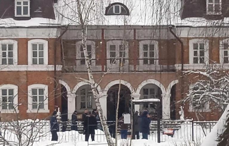 Здание православной гимназии в Серпухове, где произошел взрыв Здание православной гимназии в Серпухове, где произошел взрыв