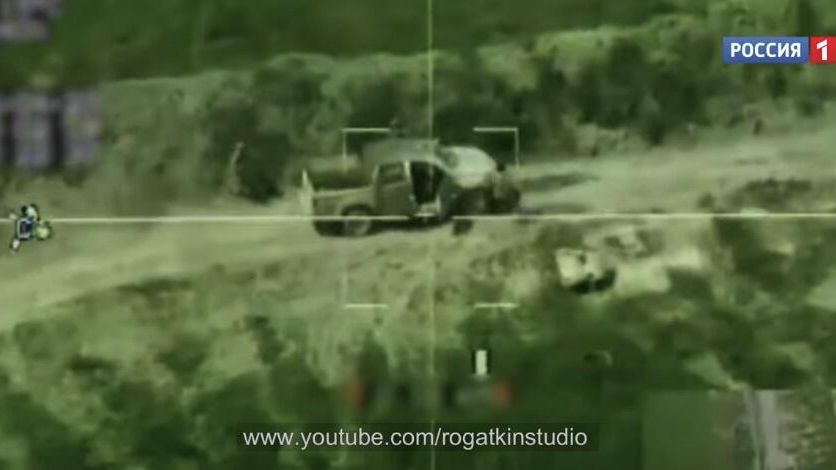 Применение барражирующих боеприпасов Силами специальных операций ВС РФ. Кадр из видео студии Александра Рогаткина Применение барражирующих боеприпасов Силами специальных операций ВС РФ. Кадр из видео студии Александра Рогаткина - РИА Новости, 1920, 19.12.2021