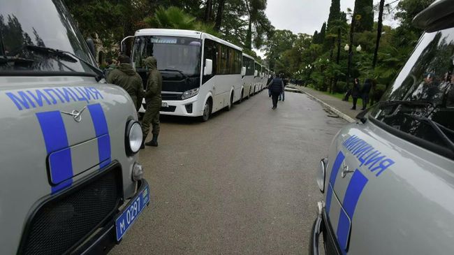 Автомобили МВД Абхазии
