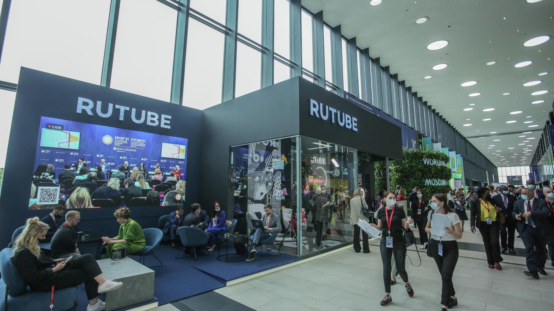 Стенд российского видеохостинга RUTUBE Стенд российского видеохостинга RUTUBE - РИА Новости, 1920, 30.03.2022