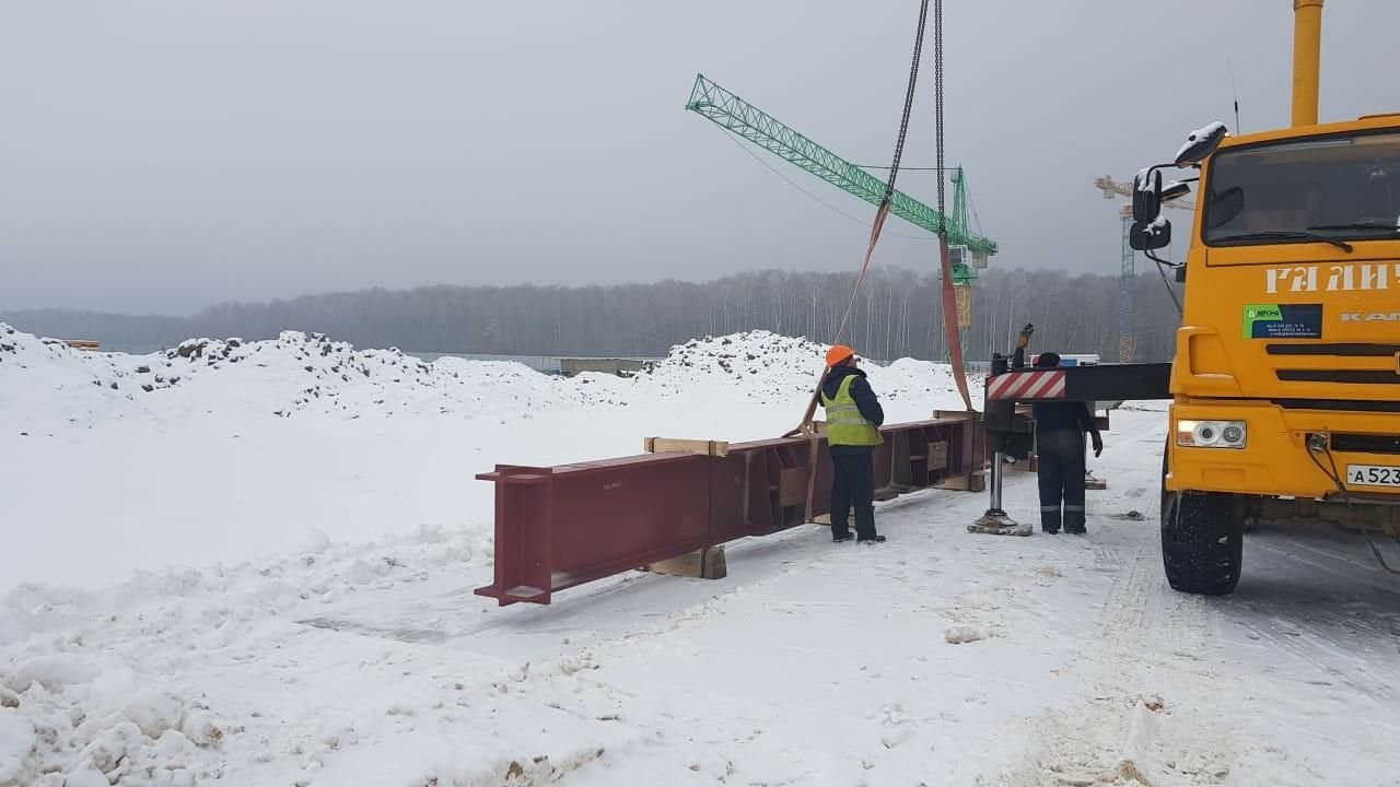 Элементы парового котла П-152 для первого завода по термической переработке отходов в энергию на строительной площадке в Воскресенском районе Московской области Элементы парового котла П-152 для первого завода по термической переработке отходов в энергию на строительной площадке в Воскресенском районе Московской области - РИА Новости, 1920, 24.12.2021