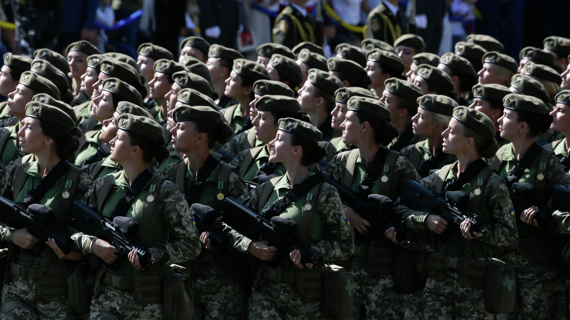 Украинские военнослужащие во время парада в Киеве Украинские военнослужащие во время парада в Киеве - РИА Новости, 1920, 10.07.2023