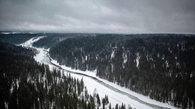 Река Усьва в Пермском крае