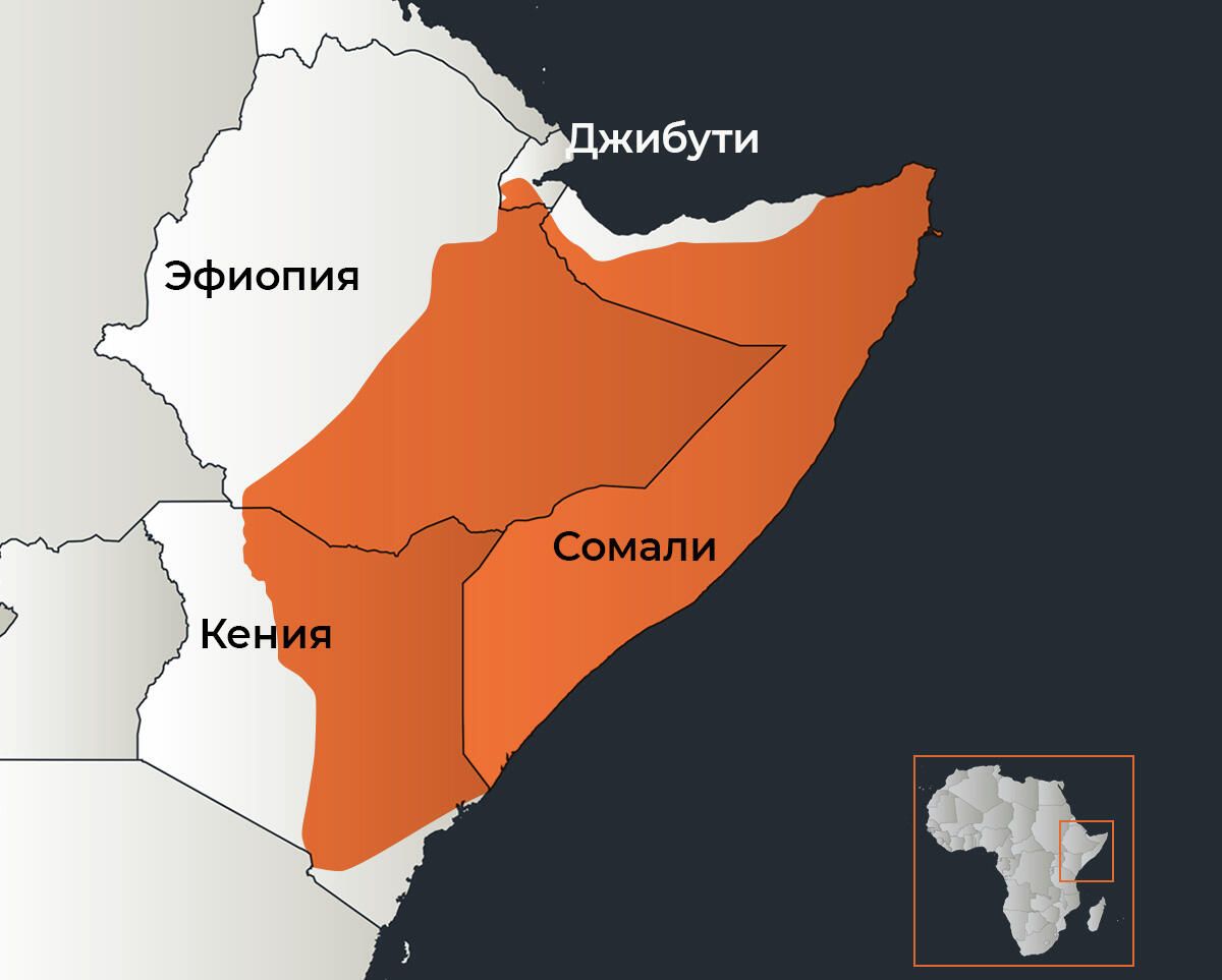 Ареал голого землекопа Ареал голого землекопа - РИА Новости, 1920, 27.01.2022