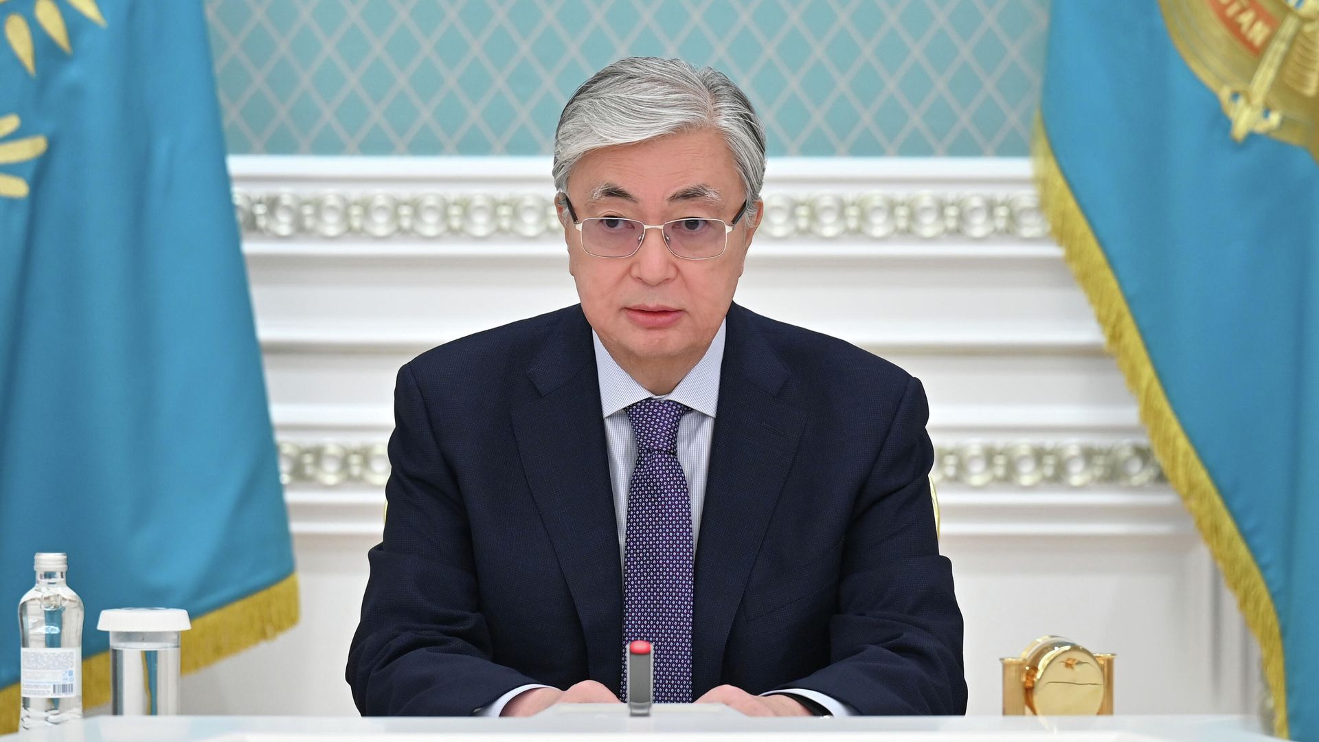 Президент Казахстана Касым-Жомарт Токаев Президент Казахстана Касым-Жомарт Токаев - РИА Новости, 1920, 07.01.2022