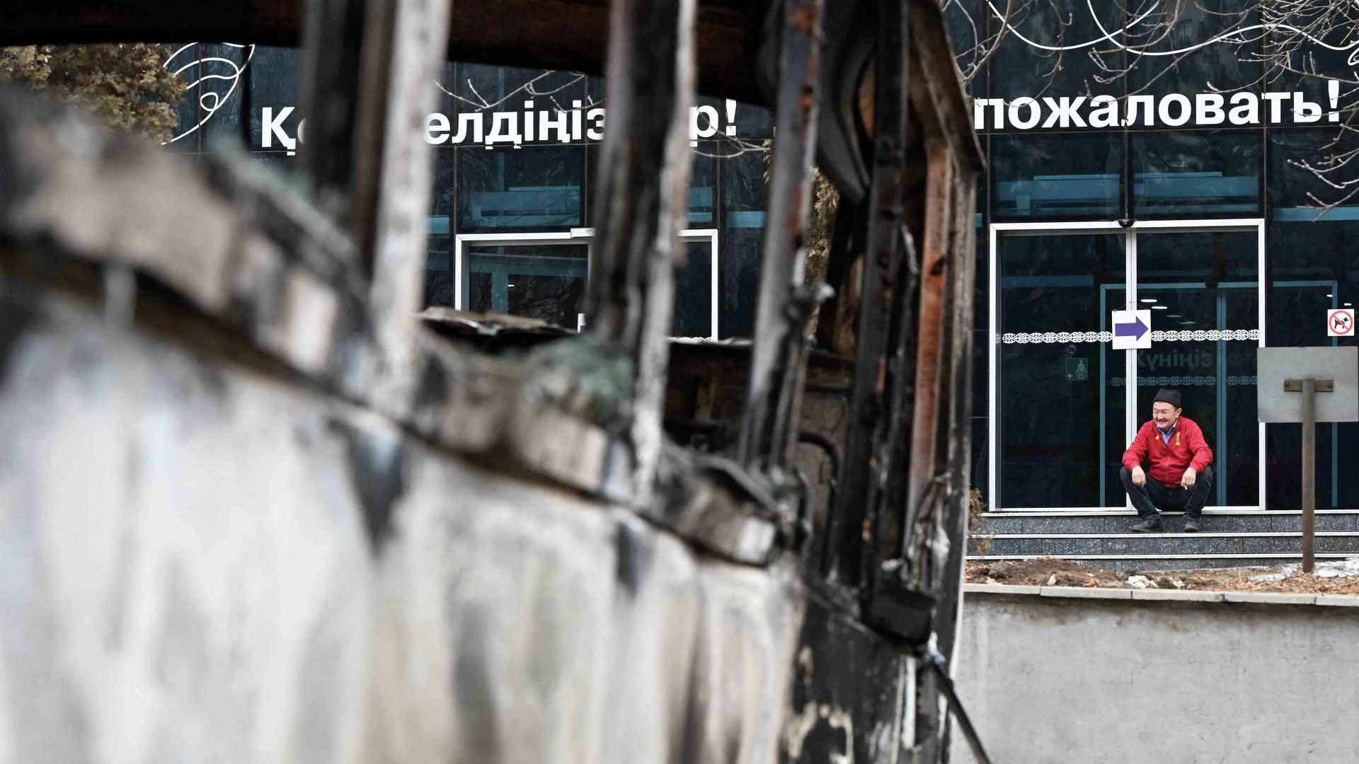 Последствия беспорядков в Алма-Ате Последствия беспорядков в Алма-Ате - РИА Новости, 1920, 11.01.2022
