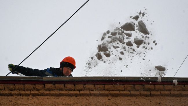 Снег в Москве