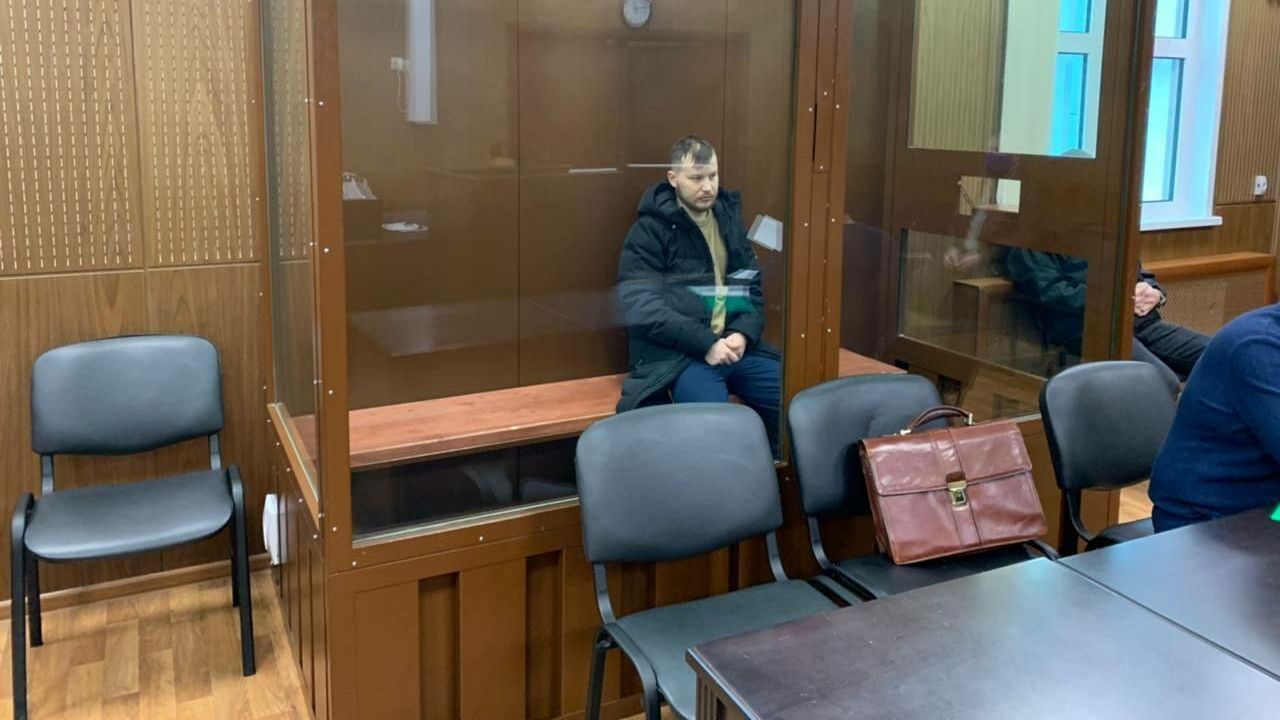 Руслан Хансвяров в Тверском районном суде города Москвы Руслан Хансвяров в Тверском районном суде города Москвы - РИА Новости, 1920, 15.01.2022