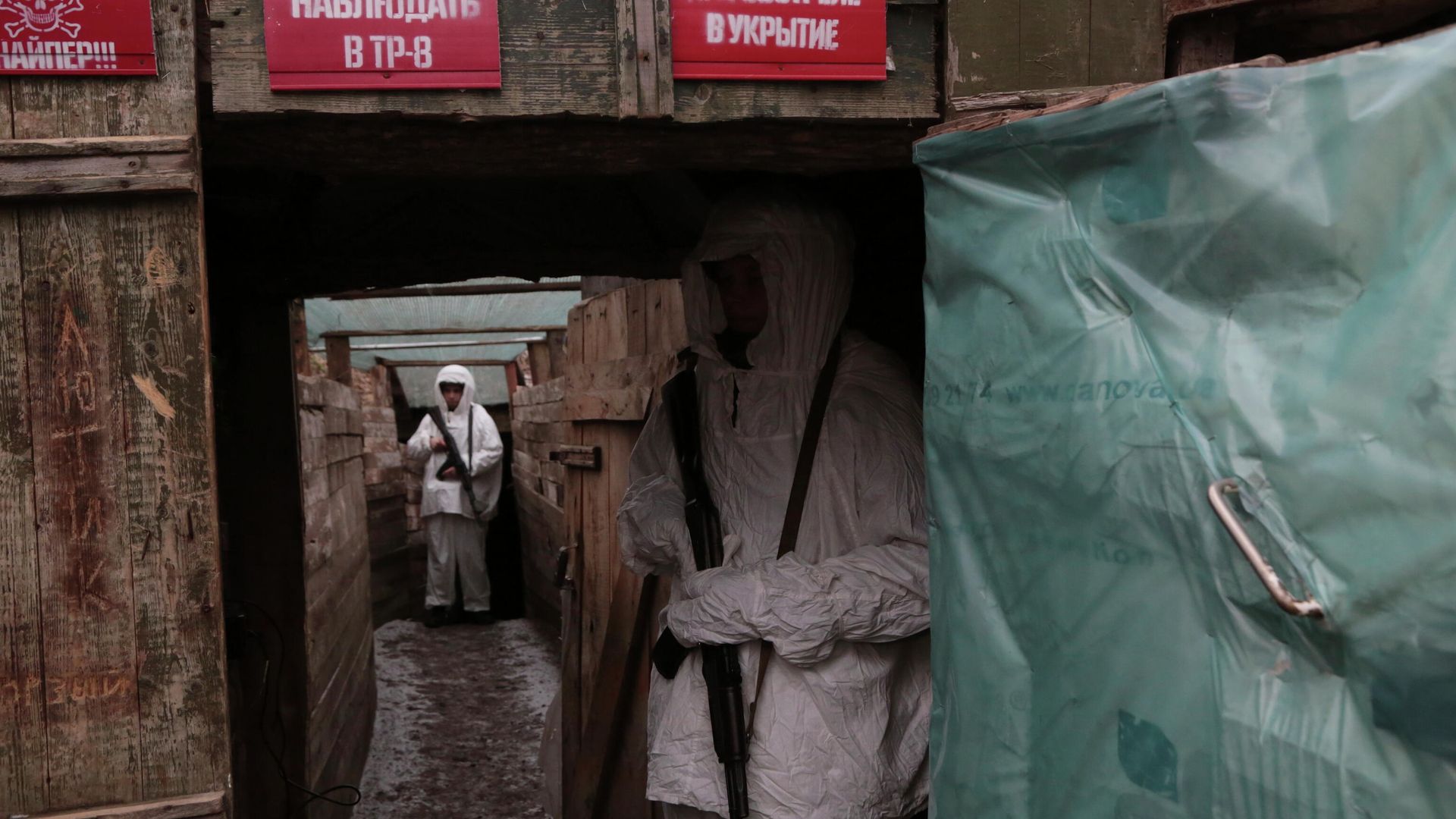 Линия разграничения на востоке Украины в районе села Ясное Линия разграничения на востоке Украины в районе села Ясное - РИА Новости, 1920, 19.01.2022
