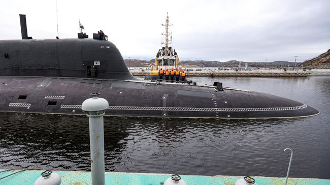 Атомная подводная лодка К-561 Казань проекта 885М Ясень-М в Мурманской области Атомная подводная лодка К-561 Казань проекта 885М Ясень-М в Мурманской области