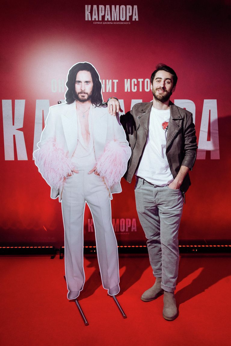 Актер Дмитрий Чеботарев на закрытой премьере сериала Карамора в кинотеатре Октябрь в Москве Актер Дмитрий Чеботарев на закрытой премьере сериала Карамора в кинотеатре Октябрь в Москве
