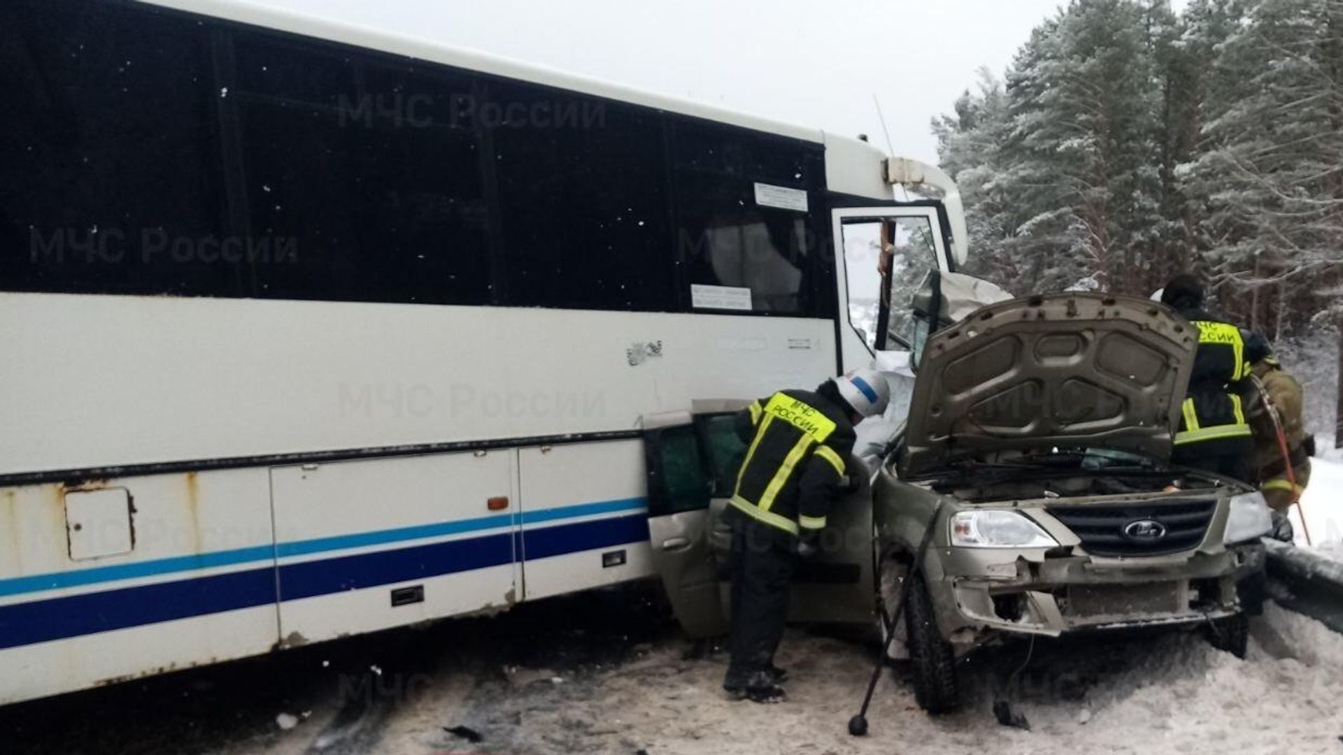 ДТП в Перемышльском районе в Калужской области ДТП в Перемышльском районе в Калужской области - РИА Новости, 1920, 22.01.2022