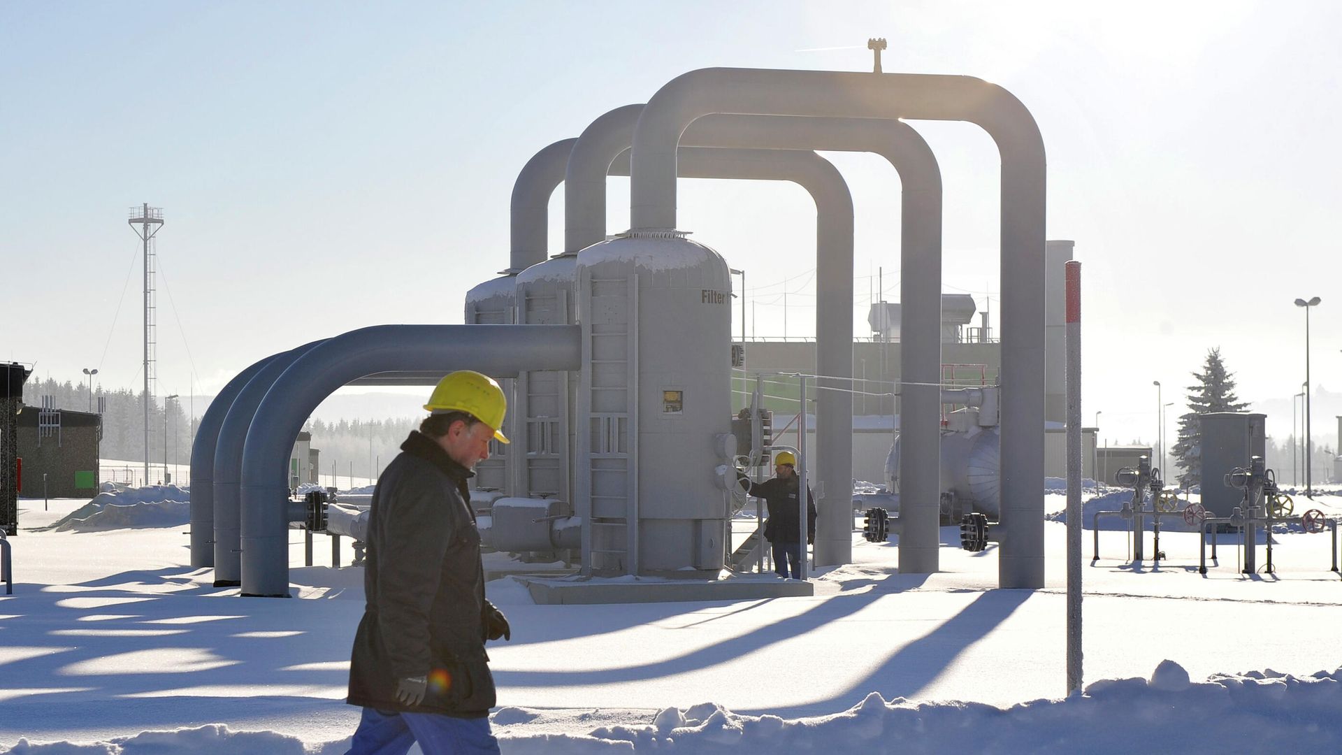 Газокомпрессорная станция в Германии Газокомпрессорная станция в Германии - РИА Новости, 1920, 29.01.2022