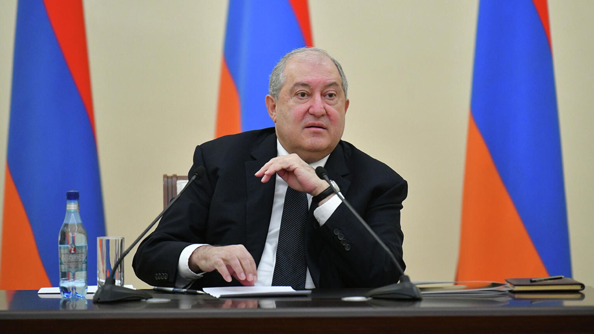 Президент Армении Армен Саркисян Президент Армении Армен Саркисян - РИА Новости, 1920, 23.01.2022