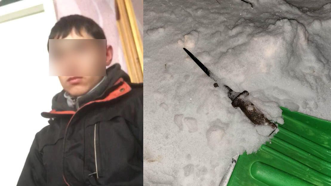 Подозреваемый и оружие убийства семьи из трех человек в Омской области Подозреваемый и оружие убийства семьи из трех человек в Омской области - РИА Новости, 1920, 24.01.2022