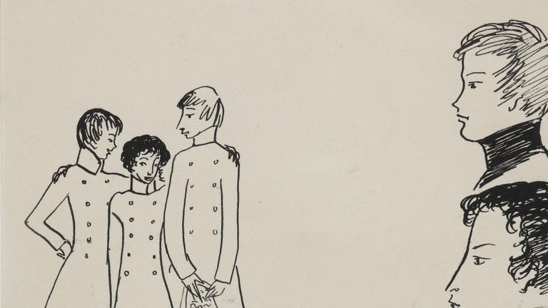 Друзья-лицеисты: И. Пущин, А. Пушкин, В. Кюхельбекер. 1968 г.