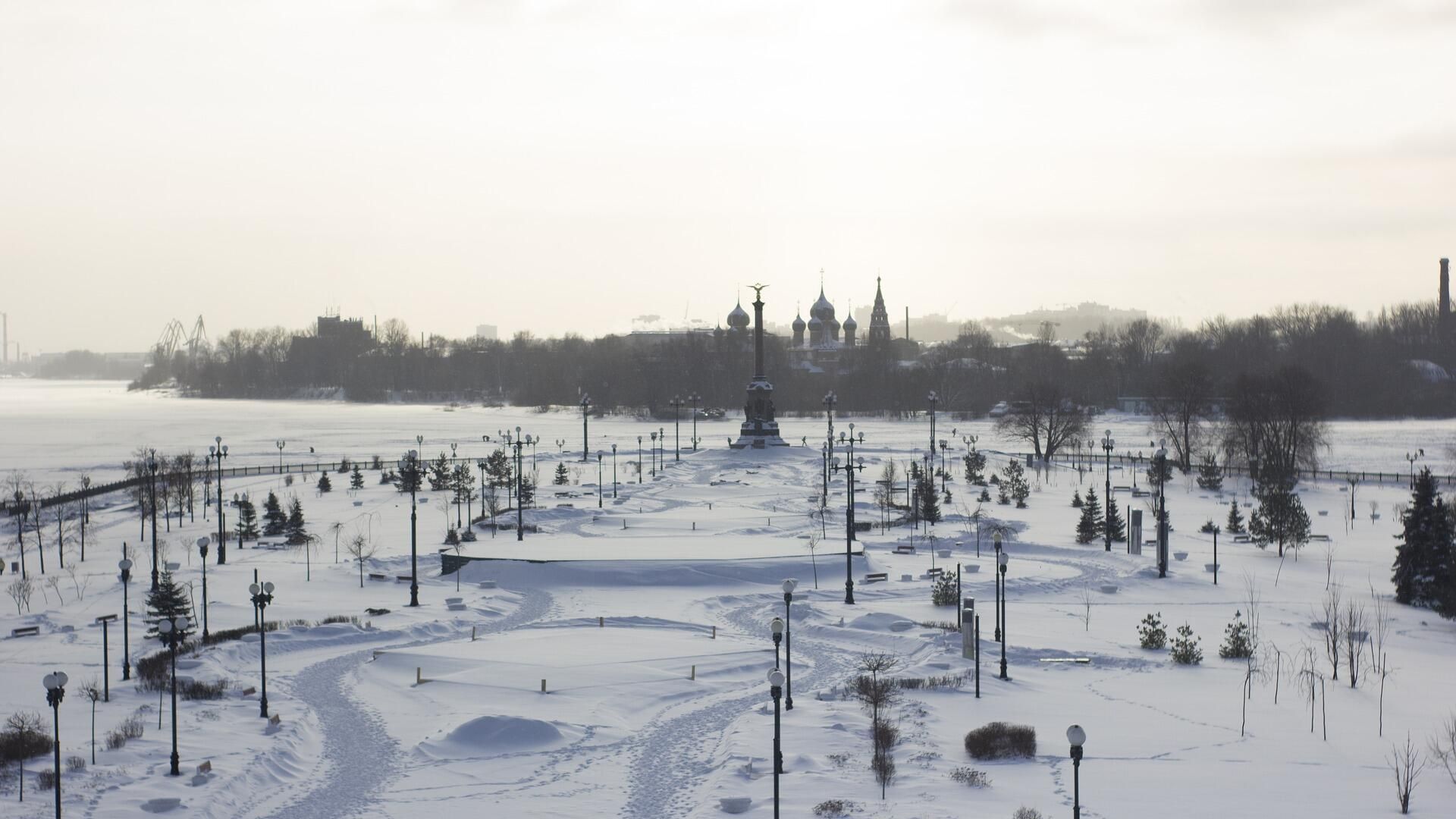 Зима в Ярославле - РИА Новости, 1920, 10.01.2023