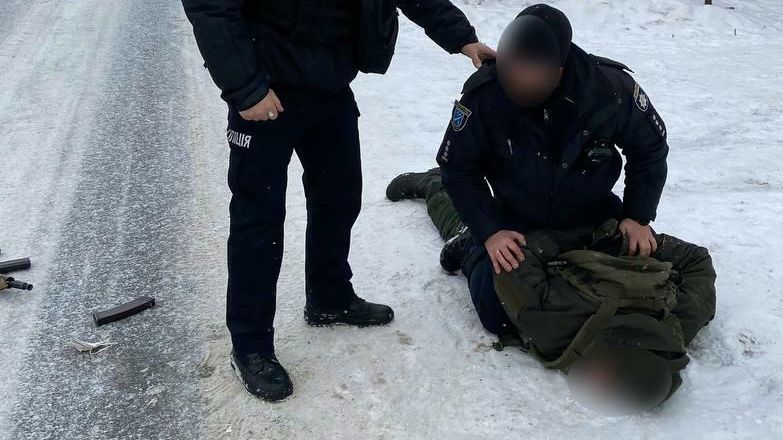 Задержание военнослужащего в Днепре Задержание военнослужащего в Днепре - РИА Новости, 1920, 27.01.2022
