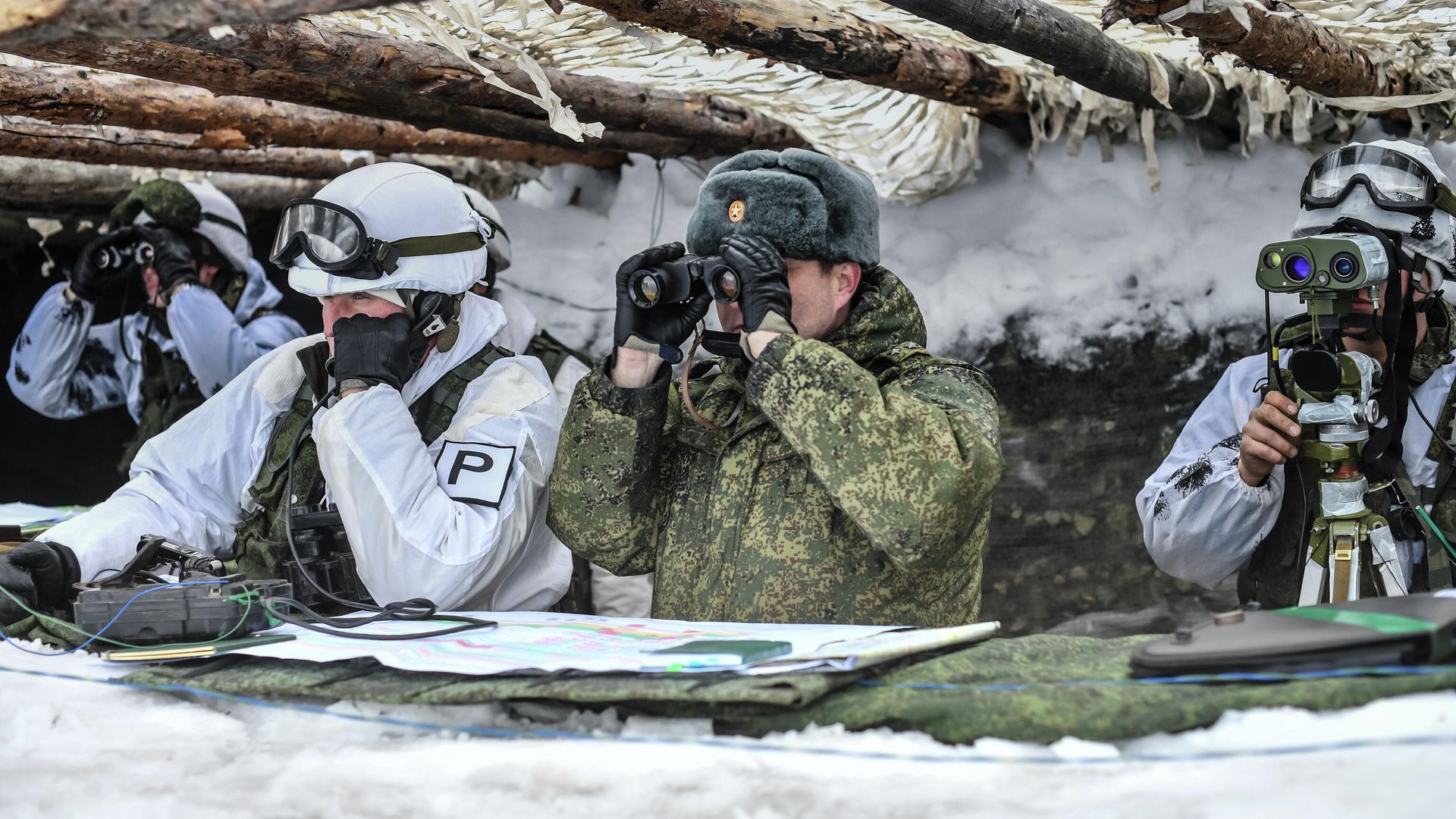 Военнослужащие во время совместных военных учений Россия-Белоруссия Военнослужащие во время совместных военных учений Россия-Белоруссия - РИА Новости, 1920, 31.01.2022
