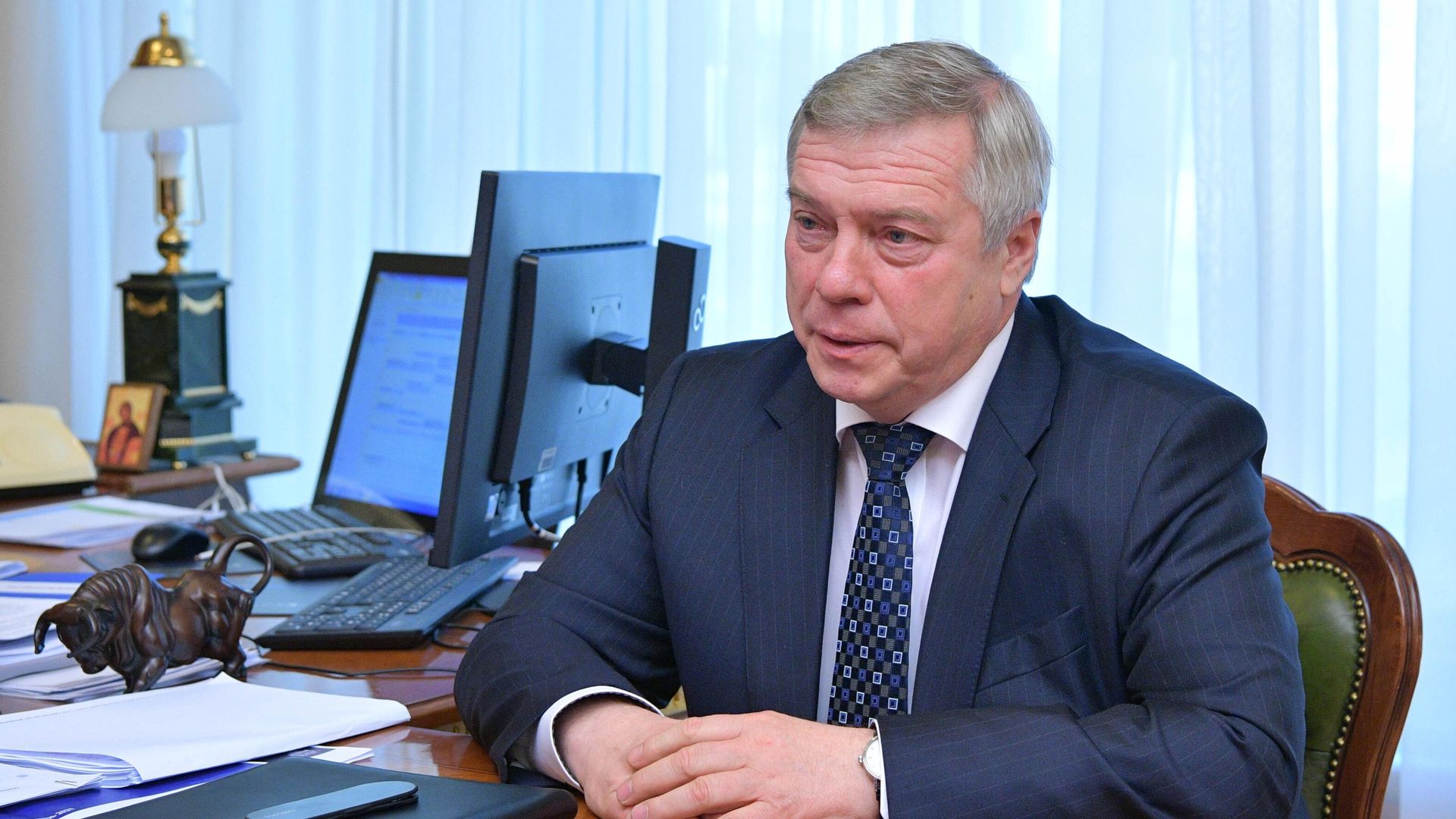 Губернатор Ростовской области Василий Голубев Губернатор Ростовской области Василий Голубев - РИА Новости, 1920, 17.02.2023