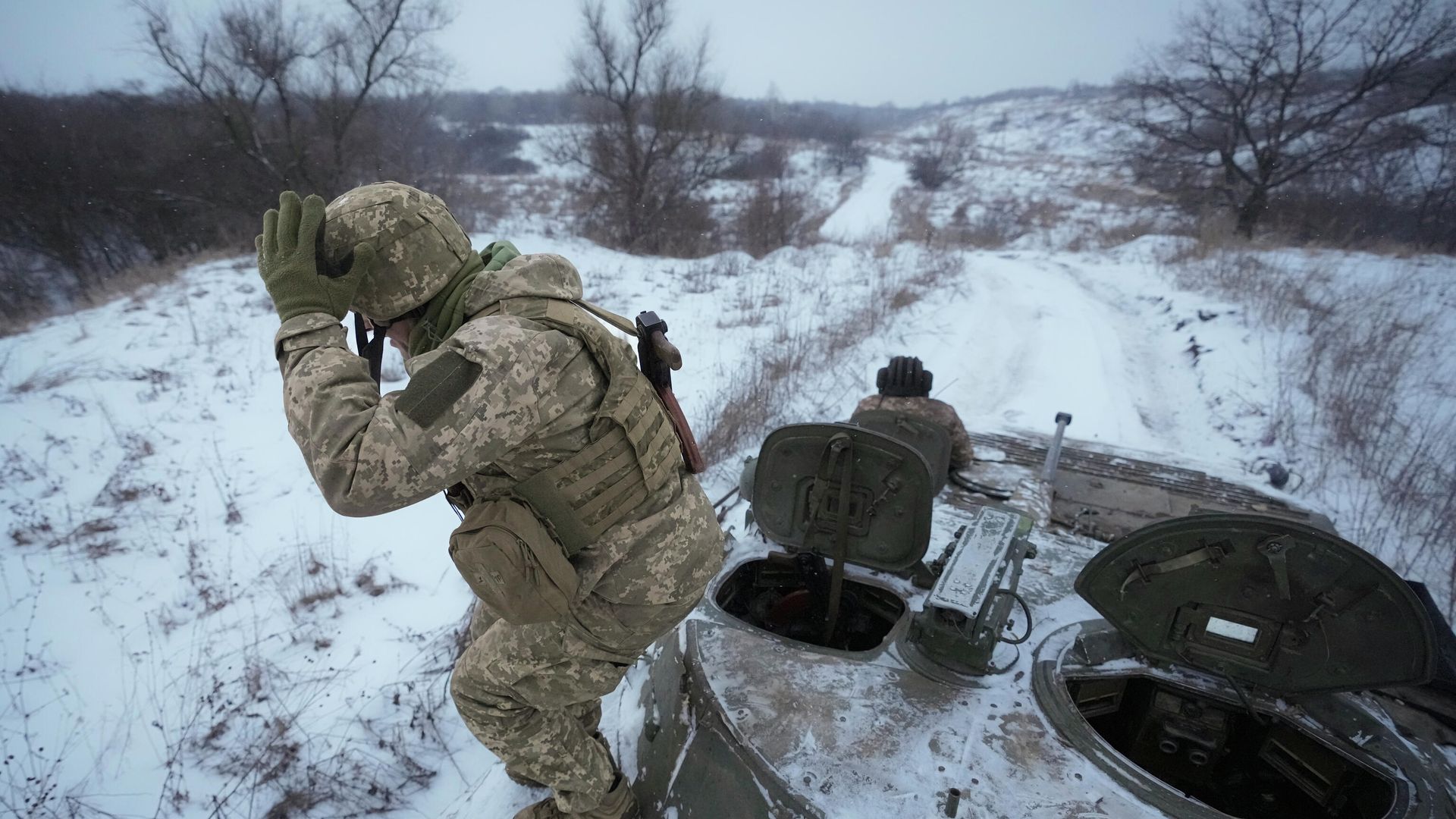 Украинские военные в Луганской области Украинские военные в Луганской области - РИА Новости, 1920, 07.02.2022